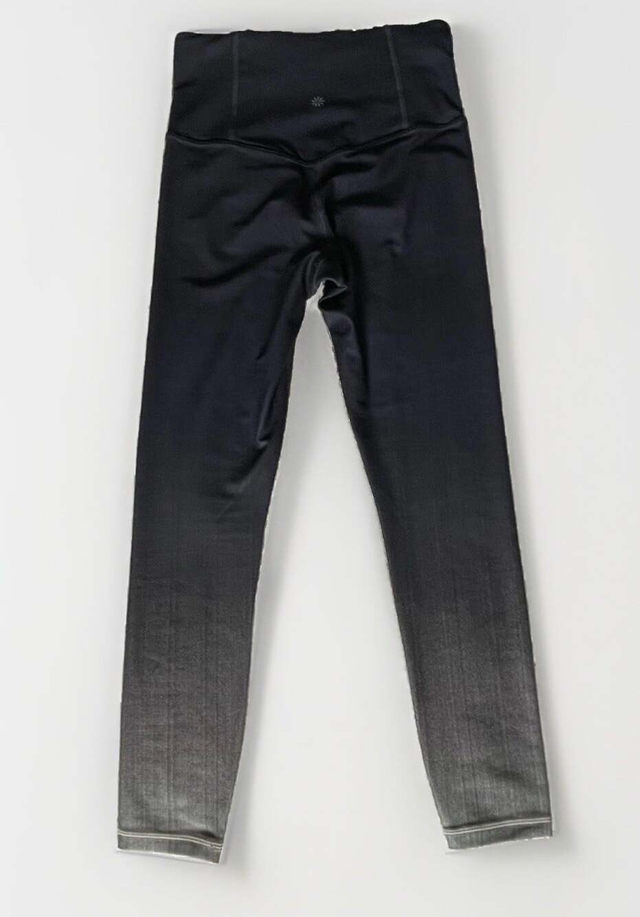 Athleta Elation Womens XS Gray Ombré High Rise 7/8 Ankle Leggings Stretch Nylon